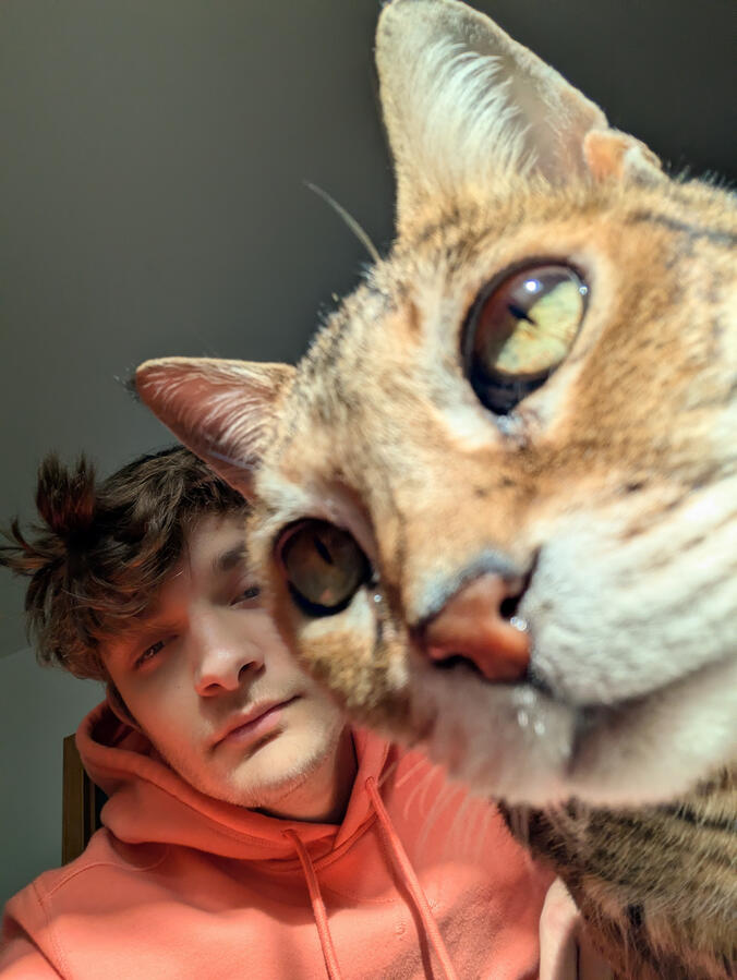 I am simply a vessel for feline joy